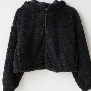 Urban Black Teddy Coat